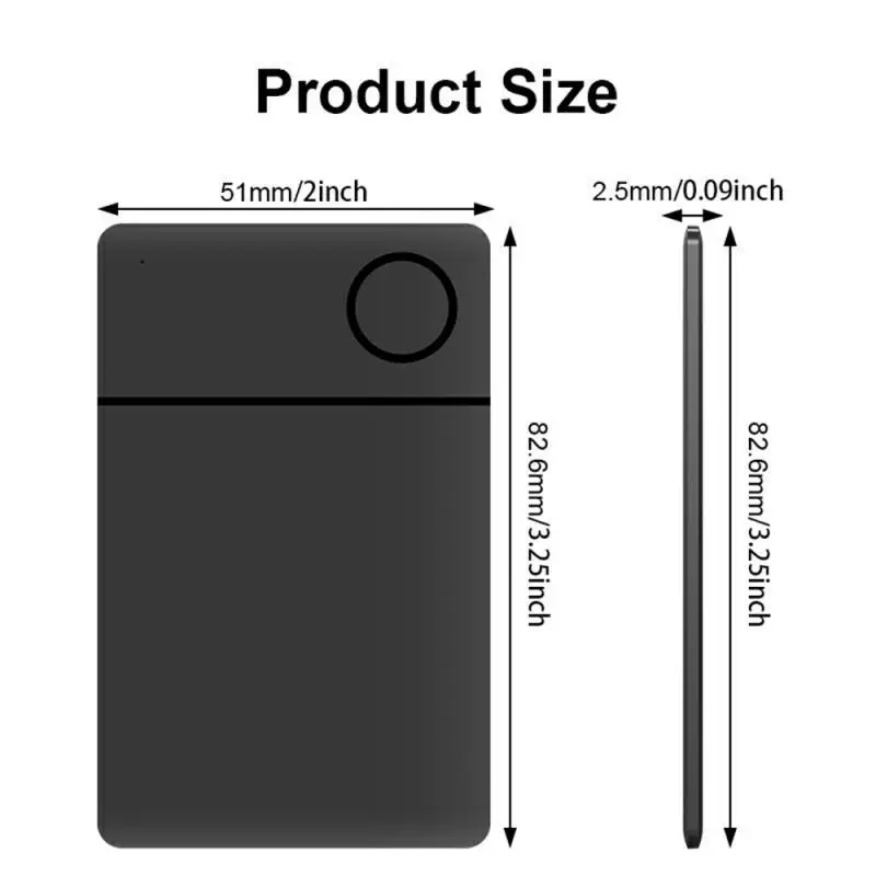 Voice Small Tracking Device Einfach zu bedienender Kartenfinder Effizient Intelligent Anti-Lost Find My Compatible Devices Compatible
