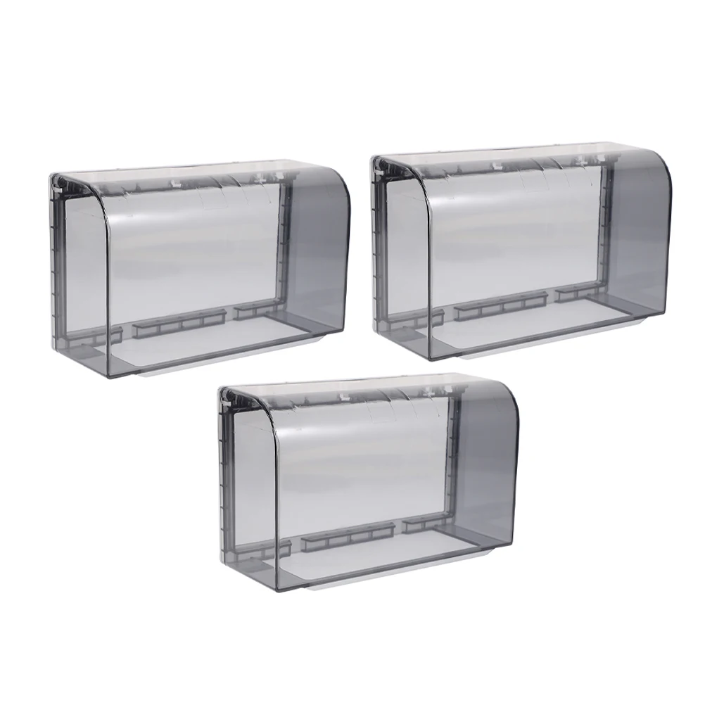

3Pcs Double 86 Type Waterproof Socket Protector Thickened Adhesive Bathroom Outlet Cover Splash Guard Safety for Home Use