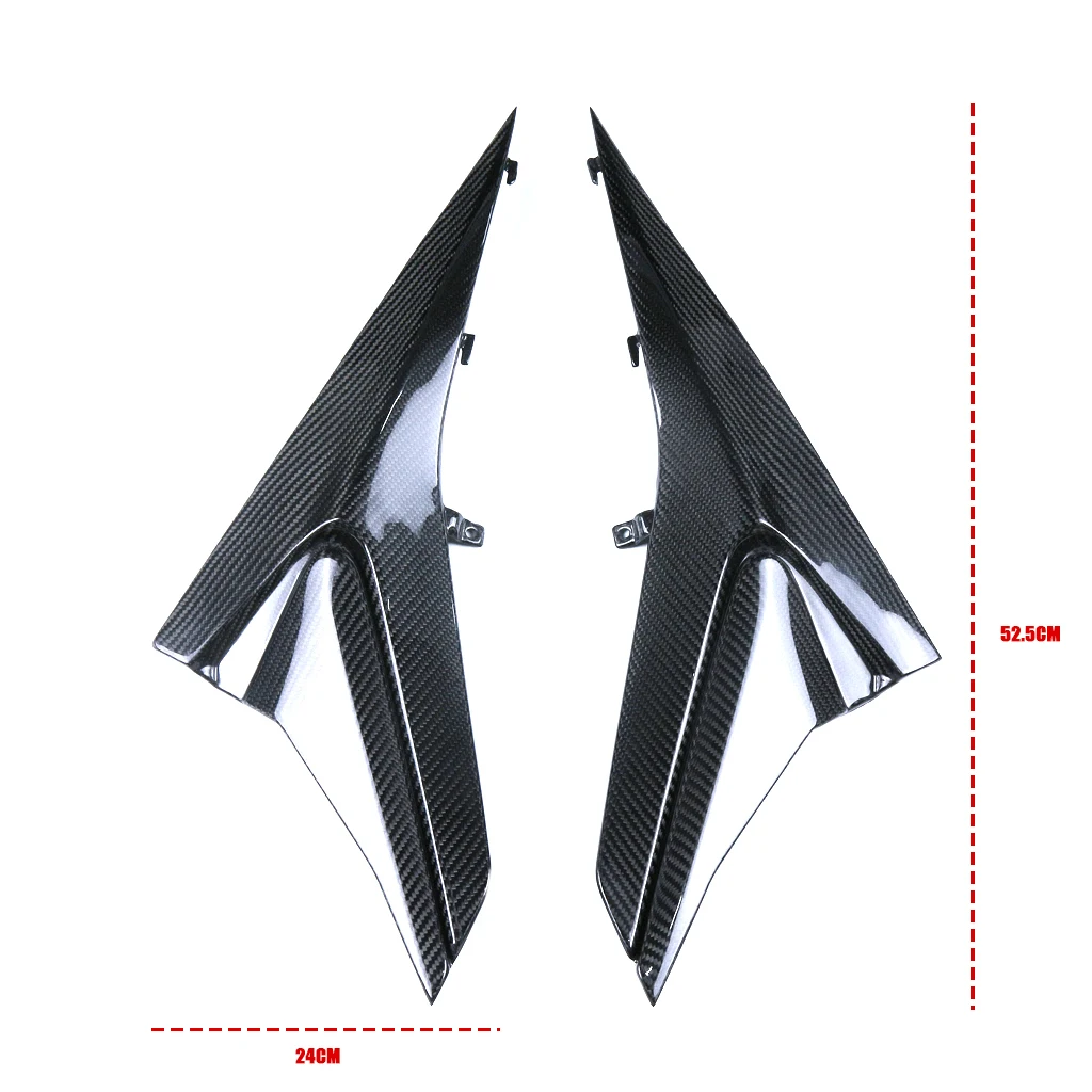 Motorcycle Accessories 3K Pure Dry Carbon Fiber Tail Side Panels Fairings Air Deflector For Aprilia RS660 RS 660 2021-2022