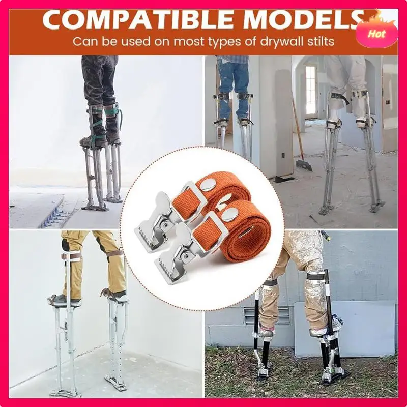 

ABYP Drywall Tilt Straps,Adjustable Leg Straps Drywall Foot Straps Kit,Nylon Leg Retention Straps Replacement Part For Tilt
