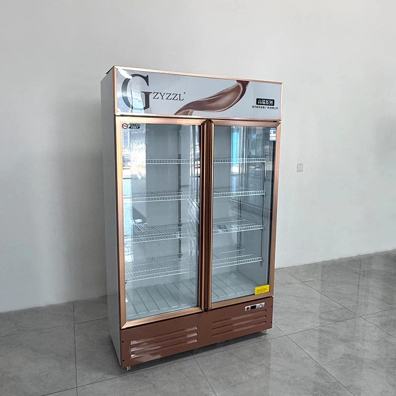 custom.Commercial Hotel Display Freezers with Glass Door Cooling Supermarket Freezer Refrigerator Sale