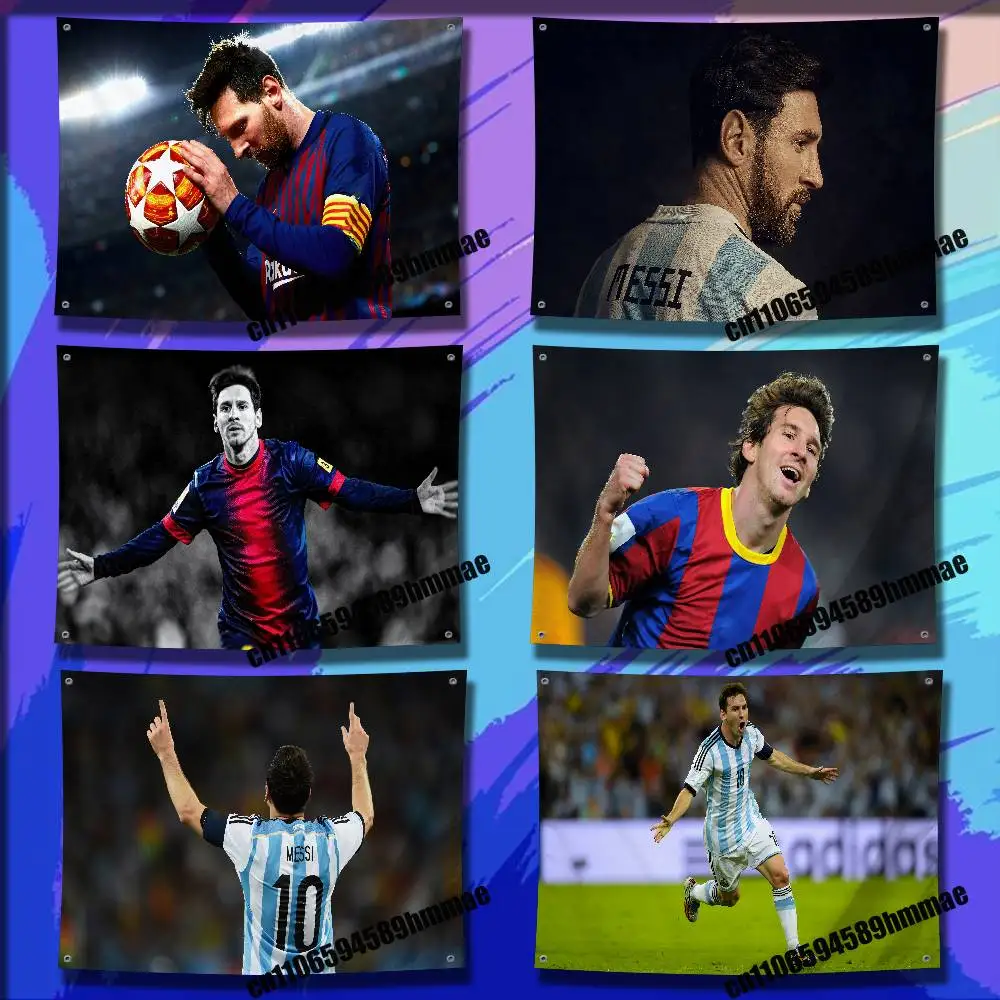 

For Football M-Messi Flag 50*70cm 60*90cm 80*120cm 100*150cm 150*200cm Camp Wall Banner Tapestry Cover