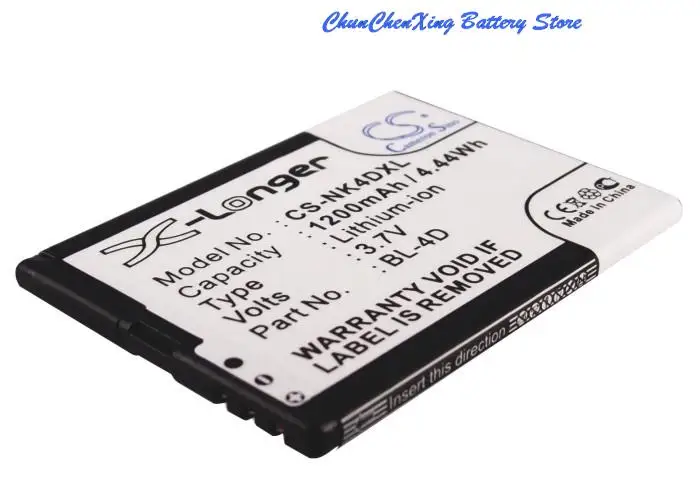 بطارية BL-4D لهاتف Nokia E5، E7، N8، N97، N4D110J لـ BLU 2، لـ EBest/Polaroid G6، لـ Nexian 001، BL22 لـ NGM/Texet B410