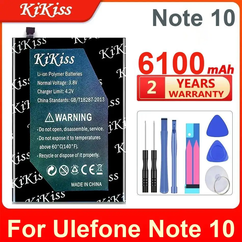 

6100Mah Kikiss Battery Note 10 For Ulefone