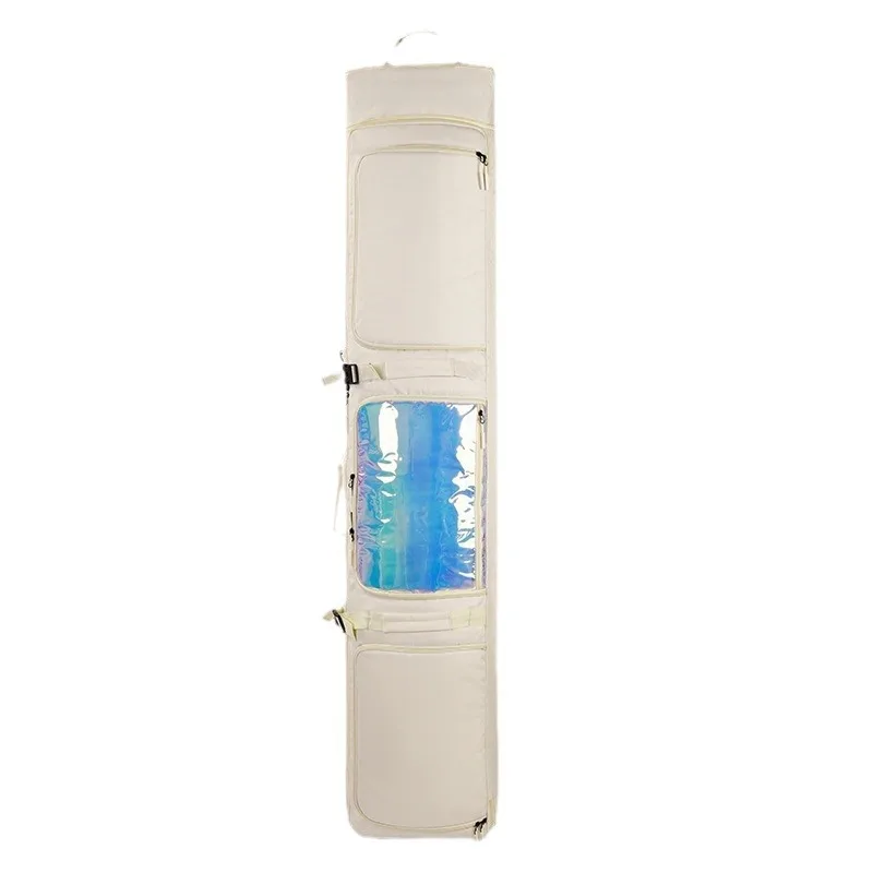 

New single and double board ski board bag pulley retractable dry and wet separation waterproof large capacity