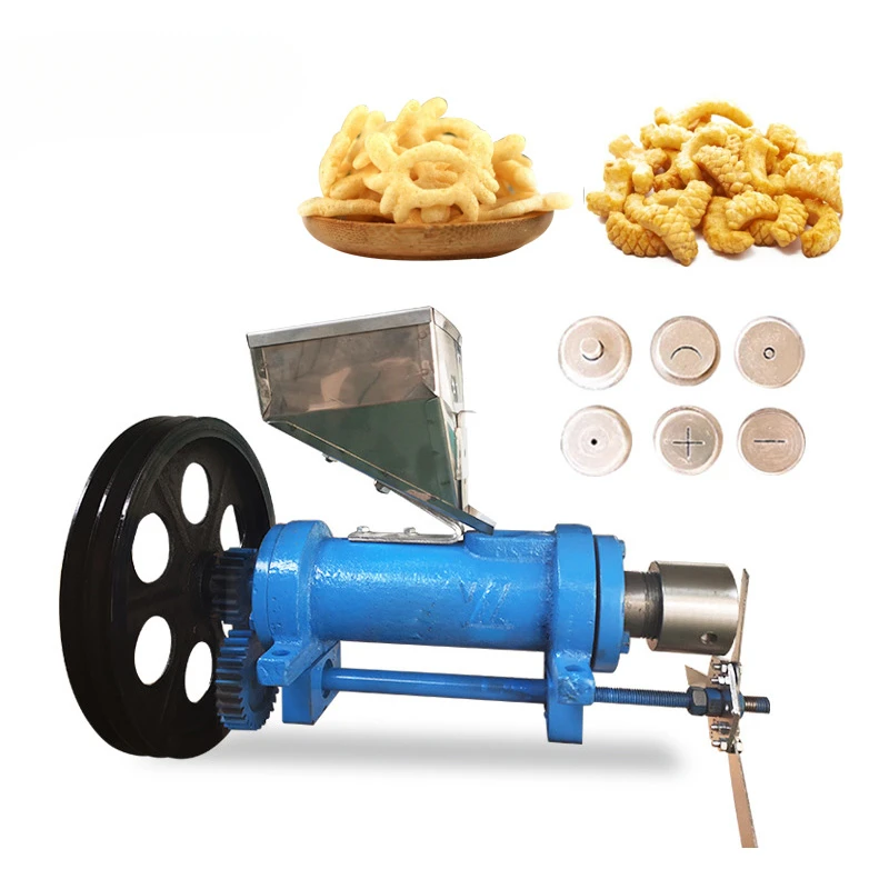 Rice crispy machine puff corn snack food extruder