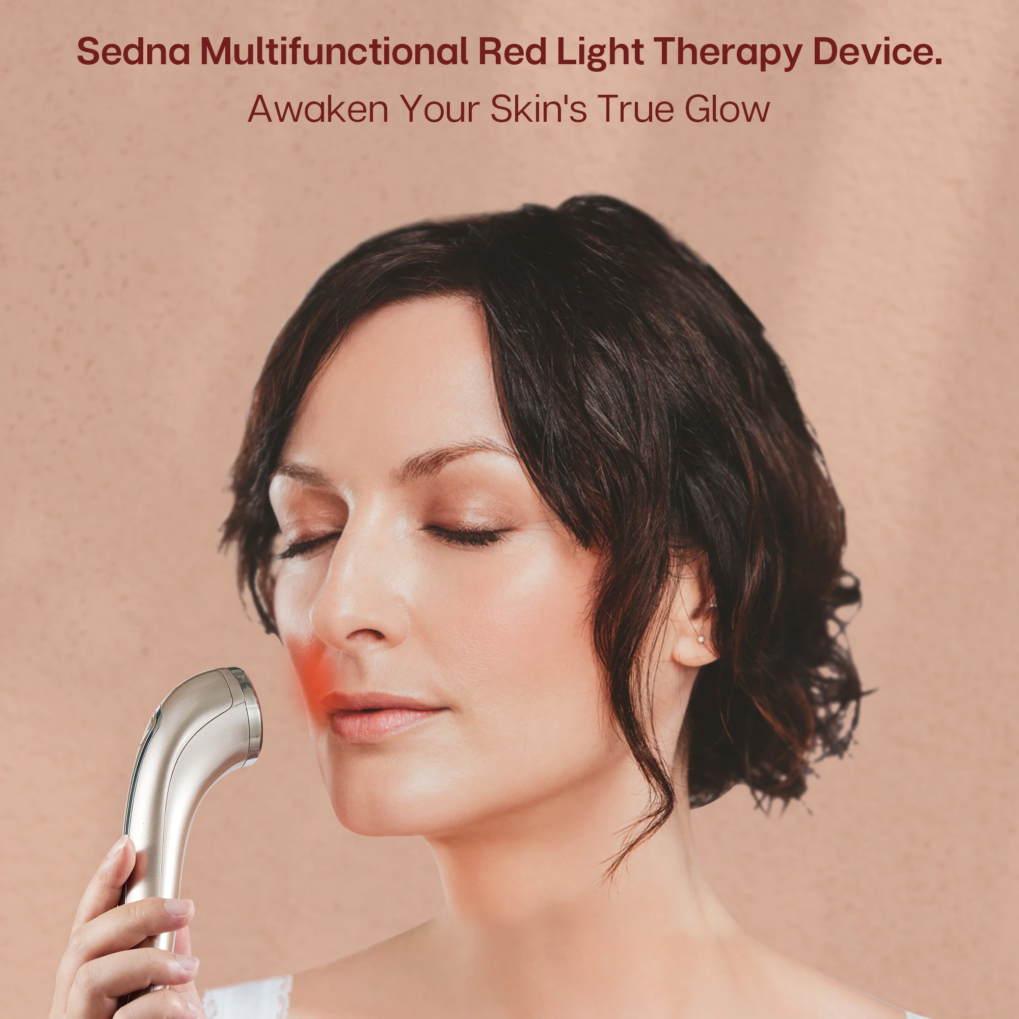 VRAIKO SEDNA LED Red Light Therapy Device for Face - Skin Tightening Machine for Anti Aging,Wrinkle Removal,Face Lift,Skin .