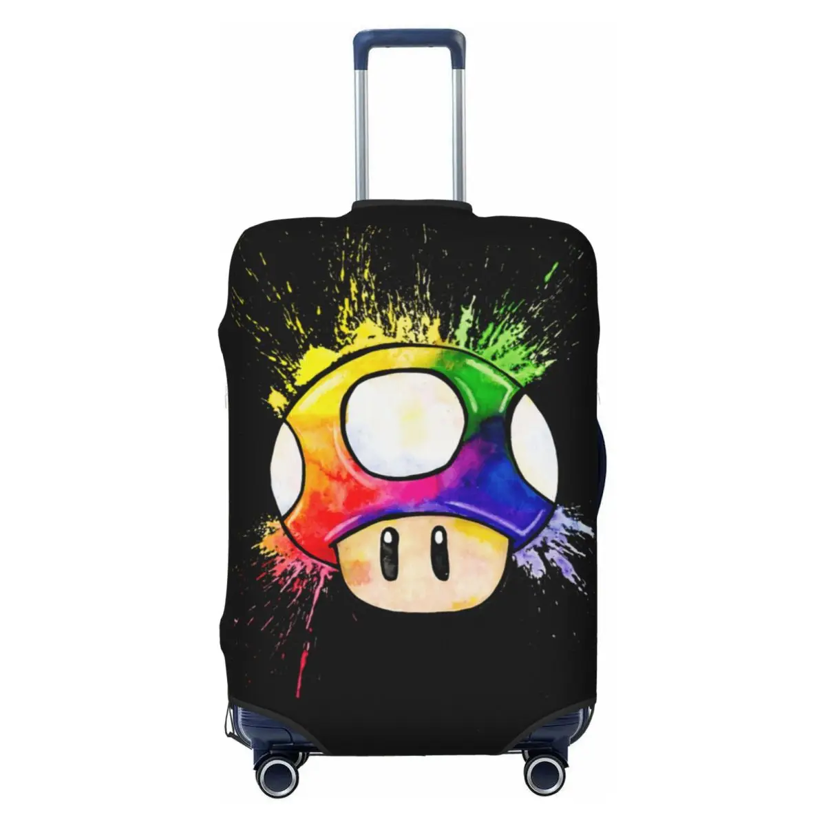 Custom M-Marioes Video Game Brothers And Friends Gepäckabdeckung, elastische Reisekoffer-Schutzhüllen, geeignet für 18-32 Zoll
