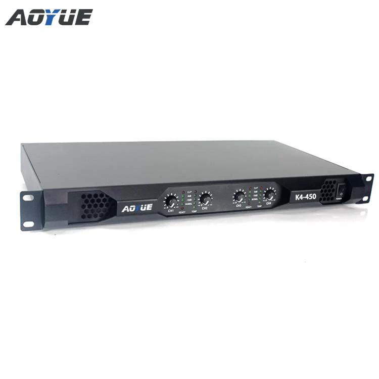 

K4-450 amplificador de audio professional 500 watt 4 channel Class D power amplifier