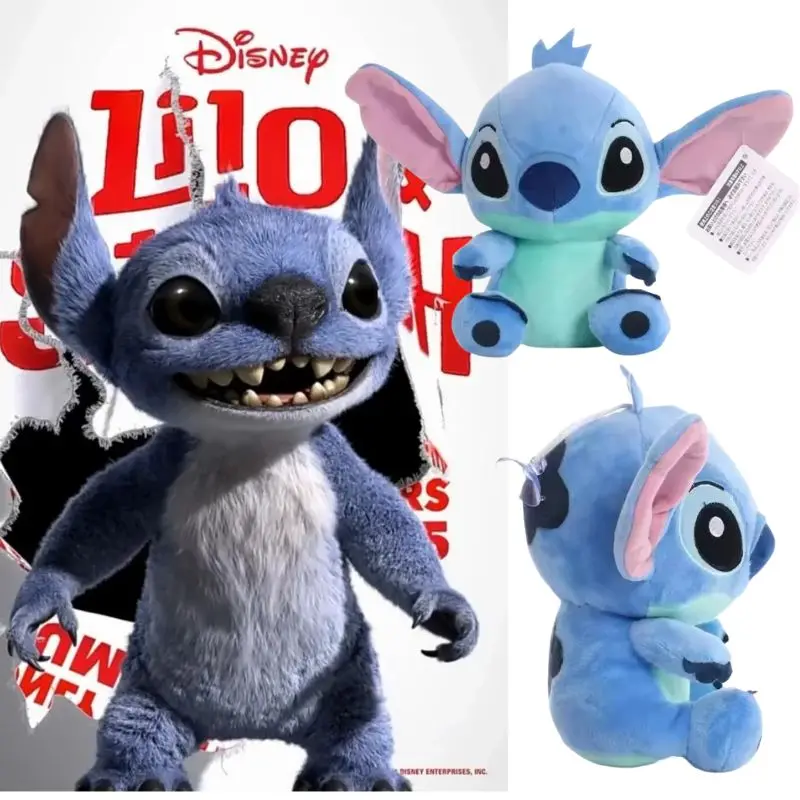 18 cm Disney Cartoon Blaue Plüschpuppe Anime Spielzeug Lilo und Stitch Stich Plüschtiere Kinder Weihnachtsgeschenk