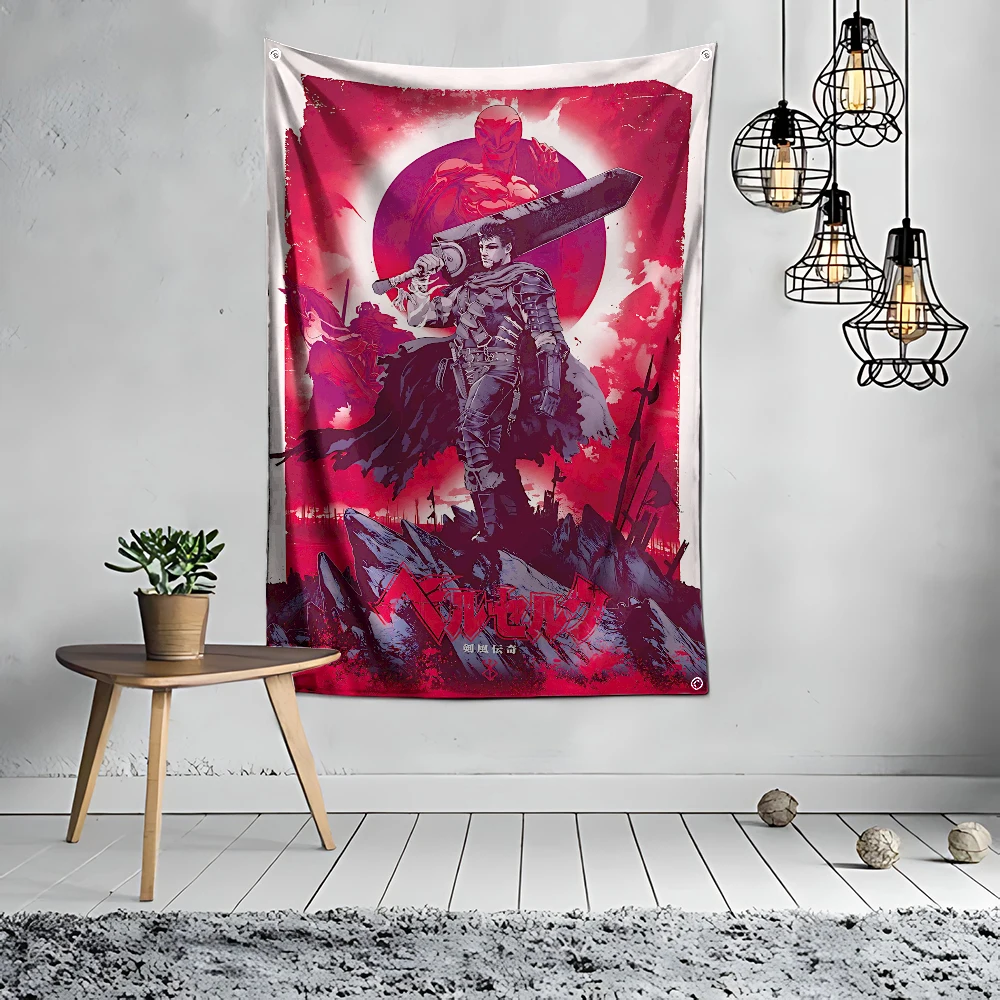 3x5 Ft Anime Berserk Flag Polyester Digital Printing Banner For Garage or Out door Decoration