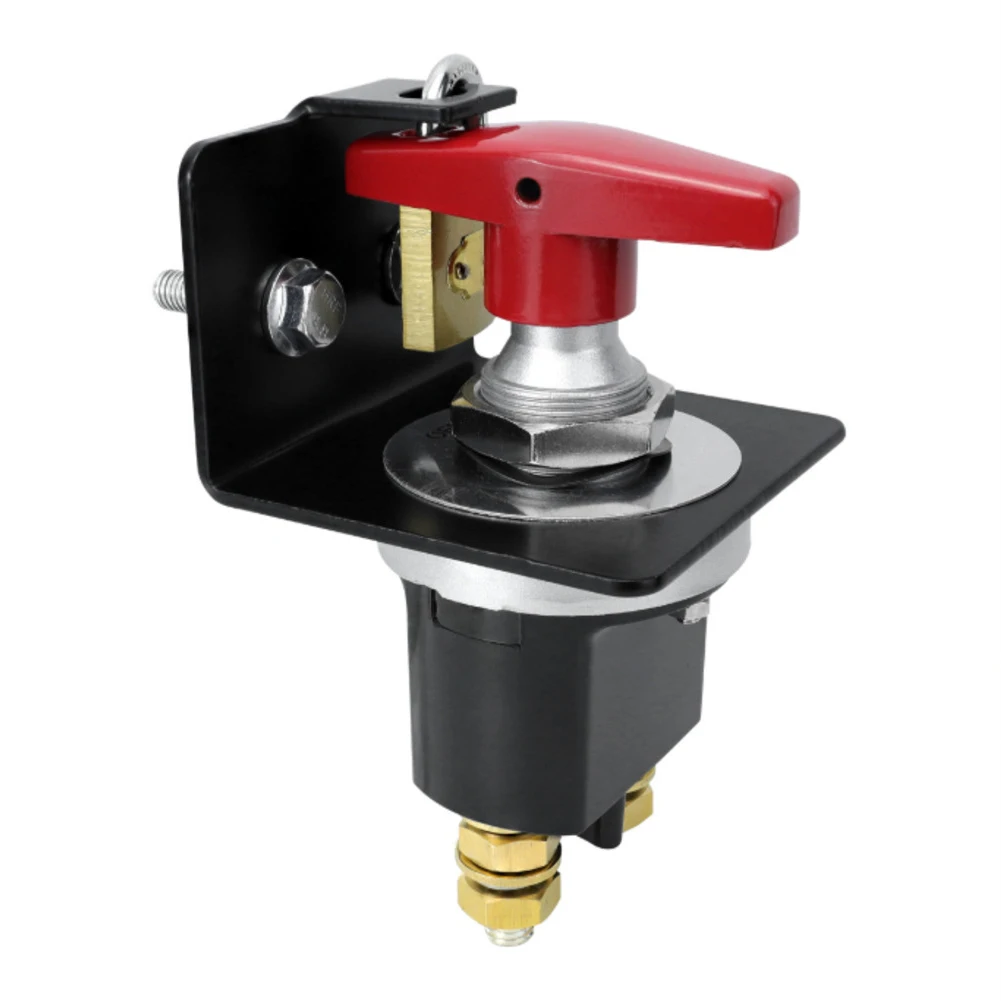 

For DIY Projects Battery Disconnect Switch Heavy Duty Disconnect Switch Automotive Switch Red Versatile Vehicle Applications