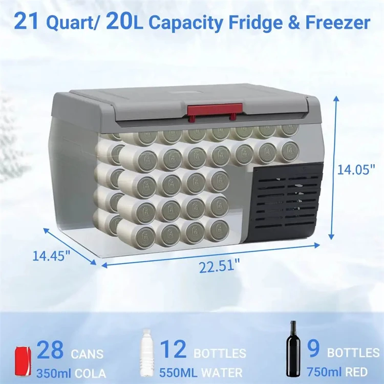 

small camping refrigerator mini portable refrigerator Overseas spot freestanding DC 12v