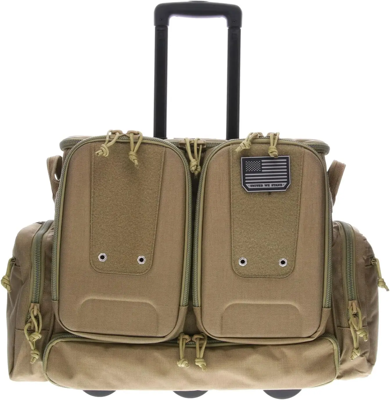 Tactical Rolling Range Bag | 10 Handguns Capacity | Durable Secure Pistols, Magazines & Shooting