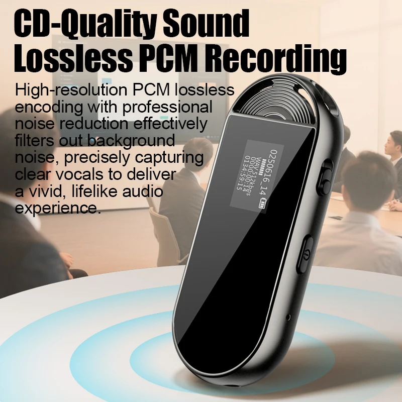 64G Famue L23 مسجل سلسلة المفاتيح HD إلغاء الضوضاء توقيت/تسجيل الصوت المنشط بلمسة واحدة توفير مضرب منخفض. كلمة المرور التوفير التلقائي #4