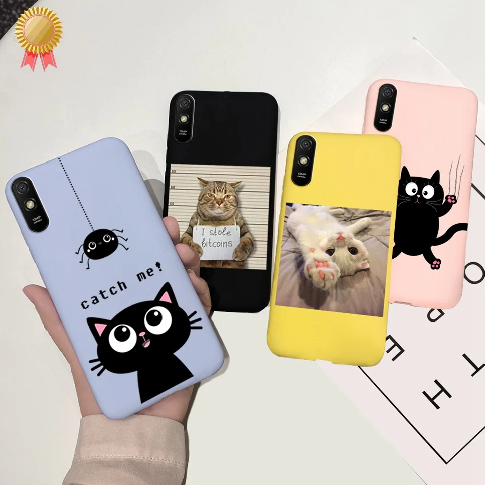 For Xiaomi Redmi 9A Case Redmi9A Bumper Soft Cute Silicone Cover For Xiaomi Redmi 9A A9 Hongmi 9A 6.53' Cases Cute Back Cover