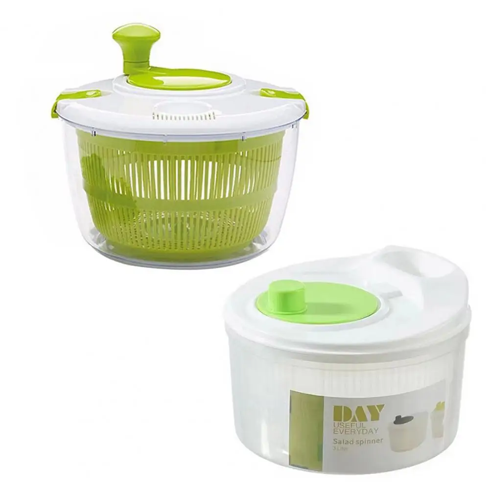 

3/5L Salad Spinner Basin And Filter Basket,Vegetable Washer Dryer Drainer Strainer,Fruits And Lettuce Kitchen Tool
