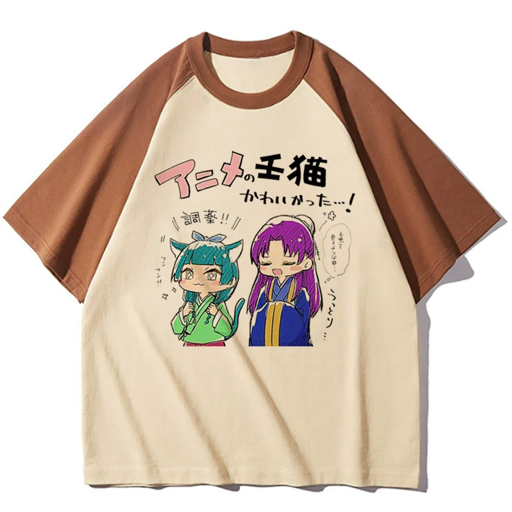 Kusuriya No Hitorigoto t shirt women harajuku  korean clothes Pastel Gothic Digital kawaii t shirt anime hip hop Classic 2000s