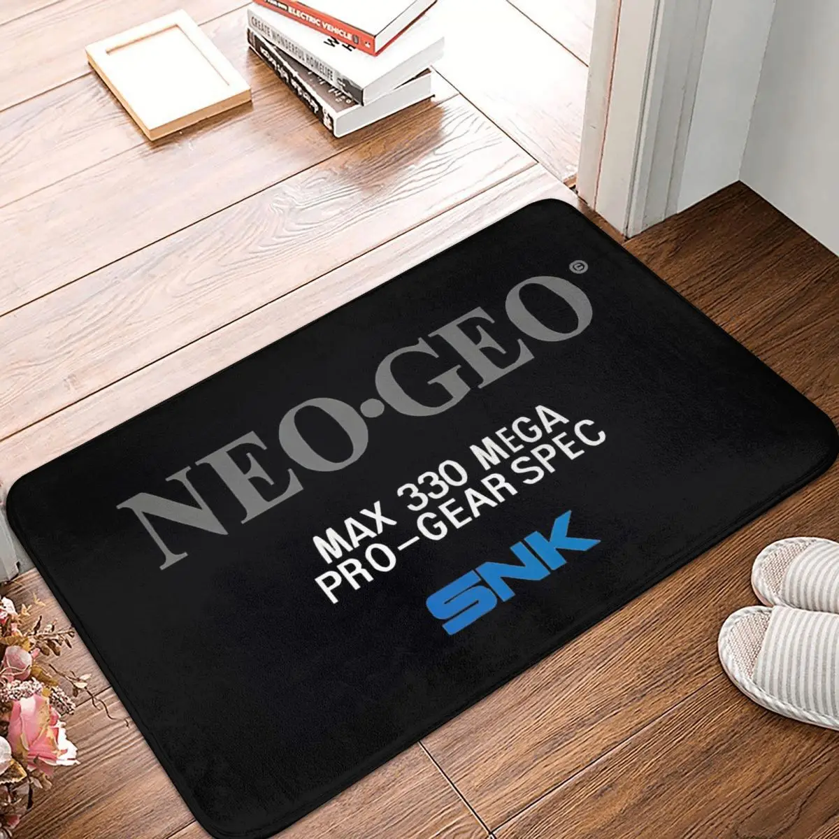 Neo Geo Logo Neogeo Arcade Doormat Kitchen Entrance Home Floor Mat Anti-slip Carpet Rug for Bathroom Footpad Mats