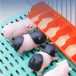 1Pcs Livestock Piglet Feeding Trough, Plastic Automatic Feeding Pig Sow Feeder, Feeding Box Bucket Trough Farming Equipment