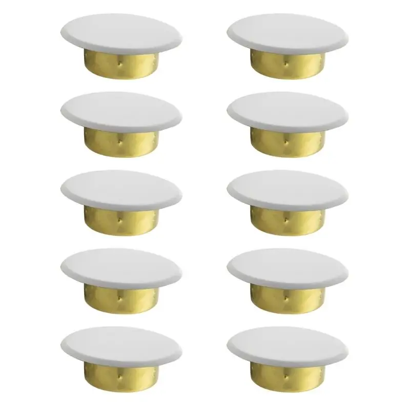 652F 10Pcs Quick Install Sprinkler Cover Plate Guards Sprinkler Cover Nozzle Covers Interior Flame Plate Enduring