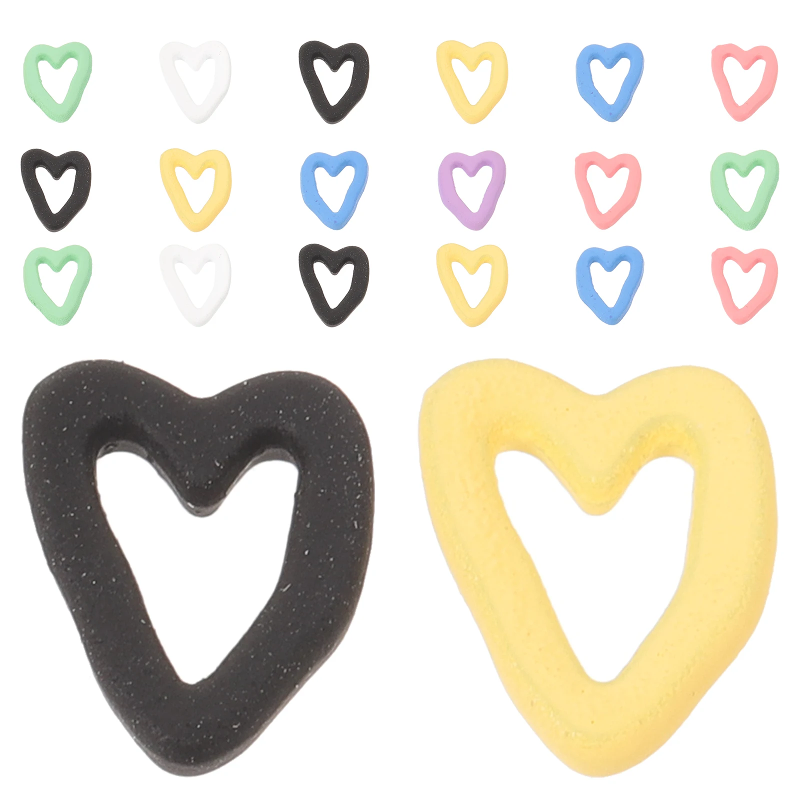 

20 Pcs Heart Shaped Charms C y Color Alloy Small Size Kawaii Nail Art Accessories Wedding Birthday Party Proms New Year