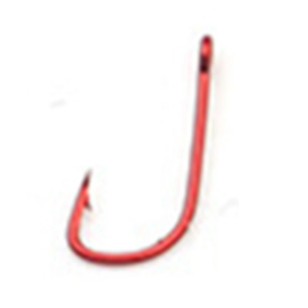 Sporting Goods Single Fishing Hooks Fishing Hook Fishing Hook Hooks Red Single Hooks Terminal Tackle With Barb