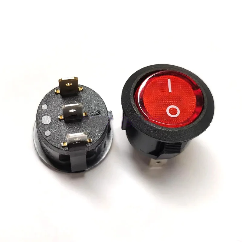 Original authentic TH1 Power button switch High current 15A round 23mm ship type switch 2P/3P open/close open hole 20mm