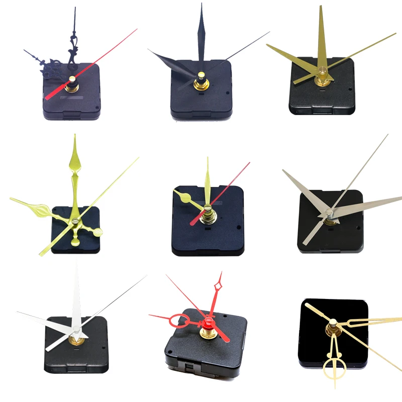 1 Set Hanging DIY Quartz Watch Silent Wall Clock Movement Quartz Repair Movement Clock Mechanism Parts Clock Parts with Needles