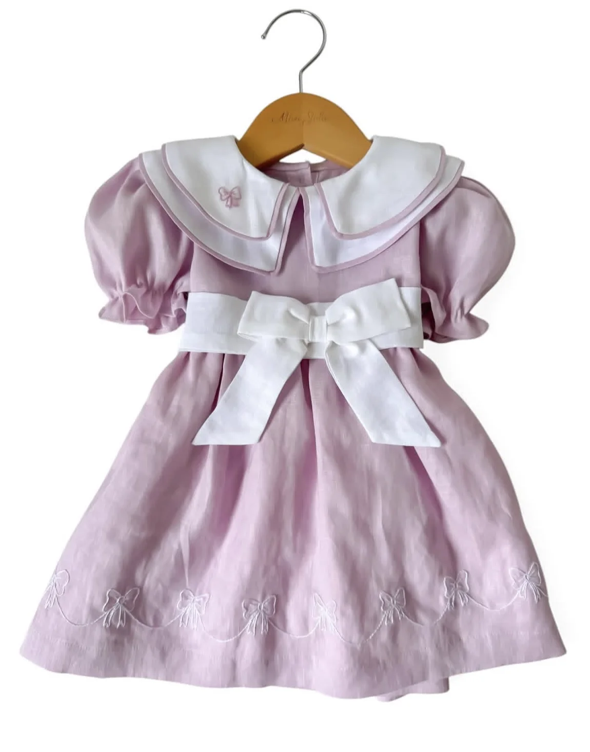 

Baby Girl Summer Beige Mesh Flower Embroidery Vintage Princess Ball Gown Dress for Party Eid Birthday Causal Photograph B19
