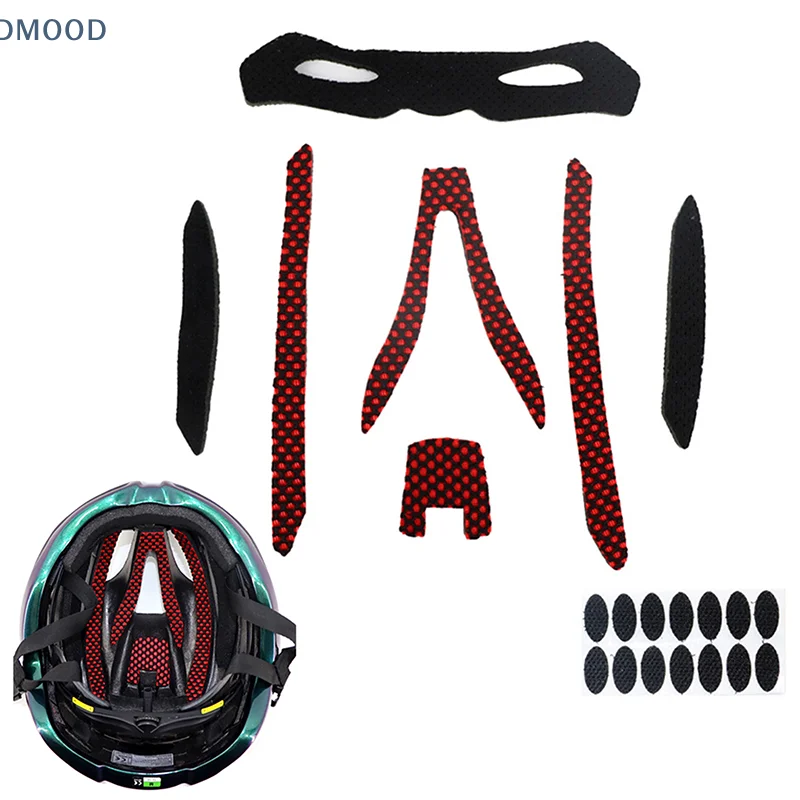 【CR】21Pcs/Set Bicycle Motorcycle Sport Sponge Helmet Inner Padding Foam Pads Kits Lining Protection Tool
