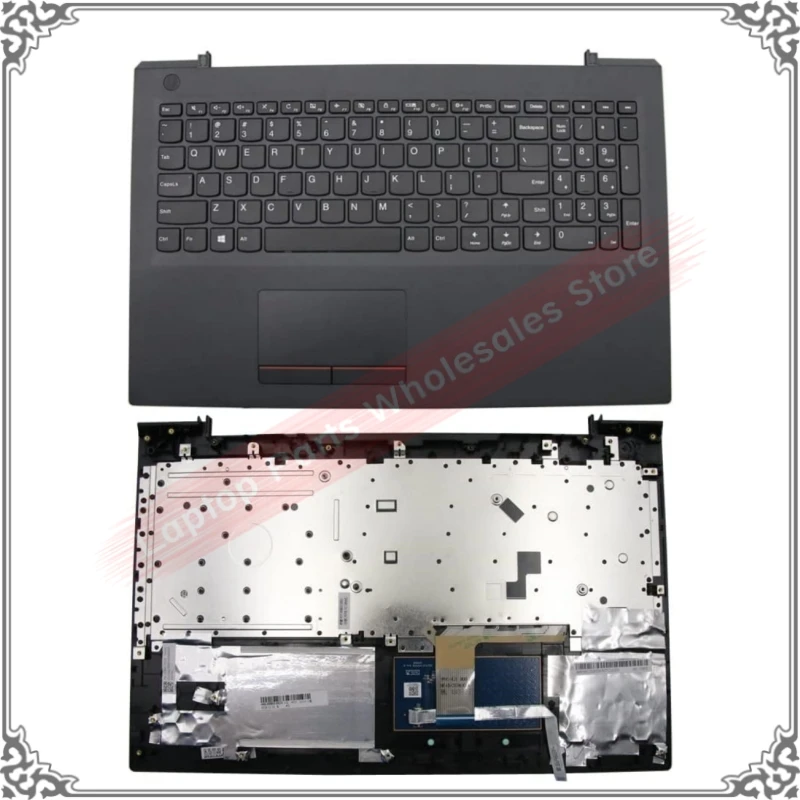 Imagem -04 - Teclado Original c Shell para Lenovo Capa Palmrest Topcase c V11015ikb 15isk 15ast 5cb0l78358