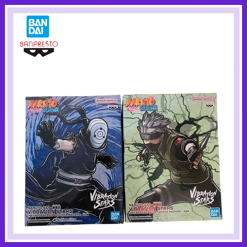 ต้นฉบับแบนด์เอไอ บันเพรสโตะอะนิเมะแอ็คชั่นฟิกเกอร์รุ่นนารูโตะ ชิปปุเดนการสั่นสะเทือนดาวฮาตาเกะ คาคาชิ อุจิวะ โอบิโตะคอลเลกชัน
