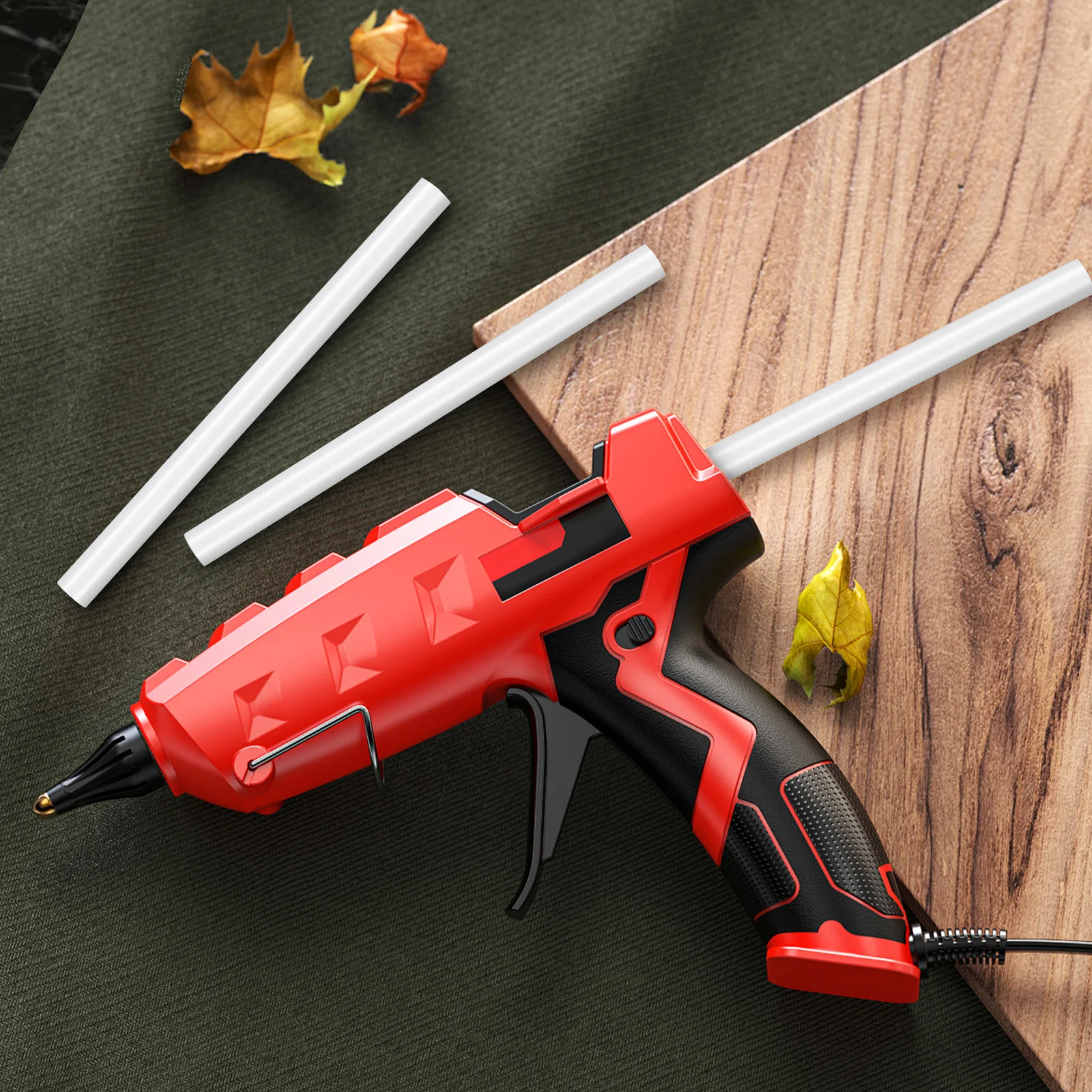 

16Pcs Hot Melt Glue Sticks Colorful Multipurpose Adhesive Rods Fast Drying for DIY Crafts Repair Paper Wood Plastic Ceramics