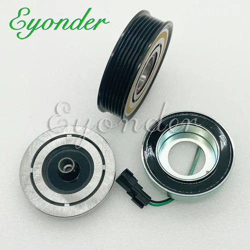 Imagen 2 del producto Polea de embrague de compresor de CA A/C para Ford Explorer Sport 3,5 3.5L FB53-19D629-BA FB5319D629BA FB5319D629BB FB53-19D629-BB