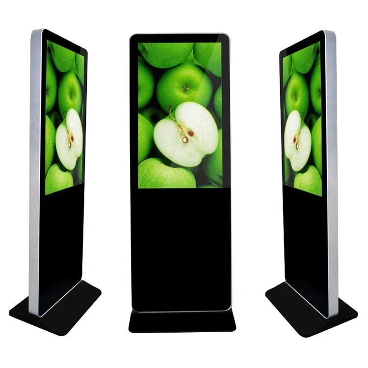 Kiosk Advertising 55 Inch Floor Stand Digital Signage Android LCD Advertising Screen Totem With Remote Managing Software