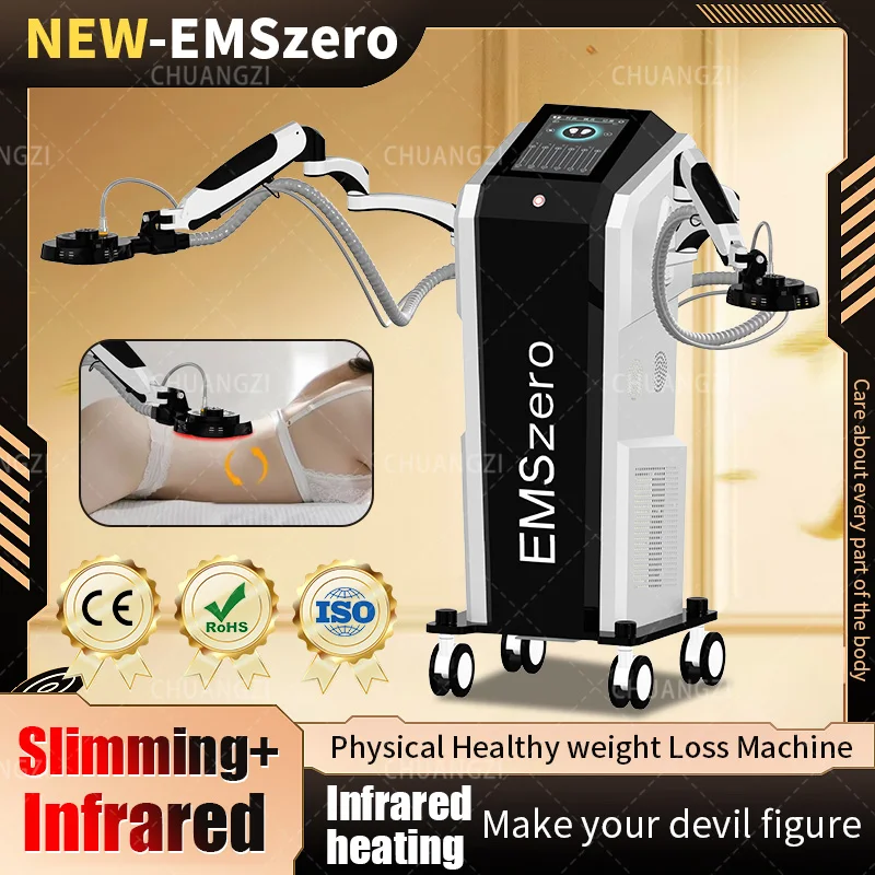 High Tech EMS RF Sculpt Machine NEW Muscle Stimulator Electromagnetic Nove Body Sculpting EMSZERO Lnfrared Light Equipment Salon