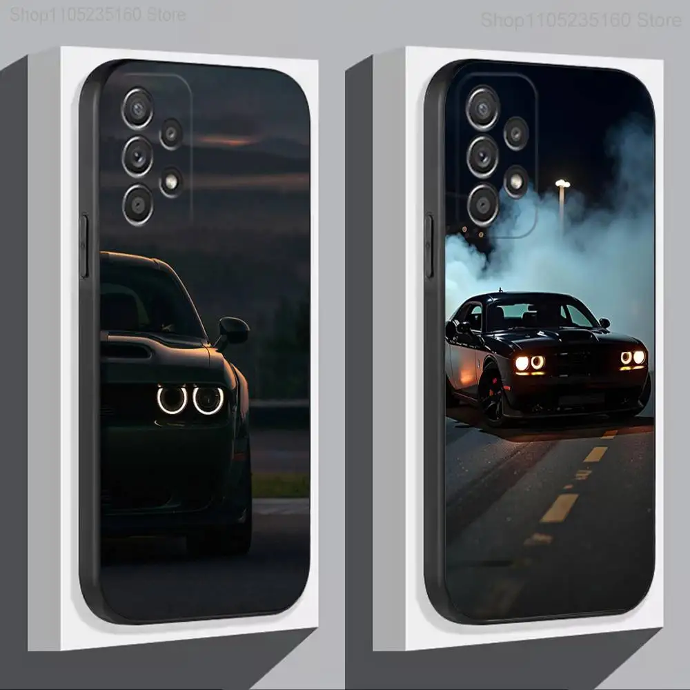 

Car Dodge ChallengerS S-SRT Phone Case For Samsung S 25,24,23,22,30,21,10,9,Ultra,Plus,Lite,FE,4,5G Black Soft Case