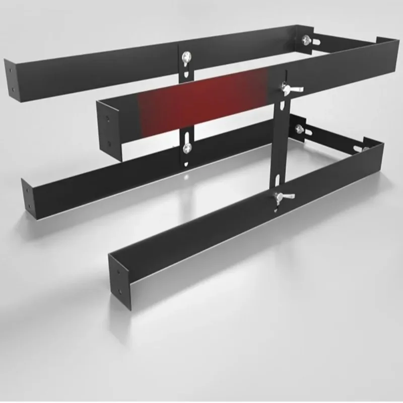 

Space Saving Steel Universal PC Case Holder Sturdy Radiative Adjustable CPU Stand Rustproof Under Desk PC Bracket Home PC