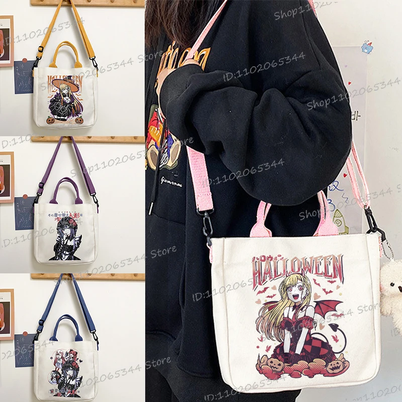 

Новая мода аниме My Dress Up Darling сумка через плечо женская студенческая сумка-мессенджер для подростков мультфильм женская сумка на молнии