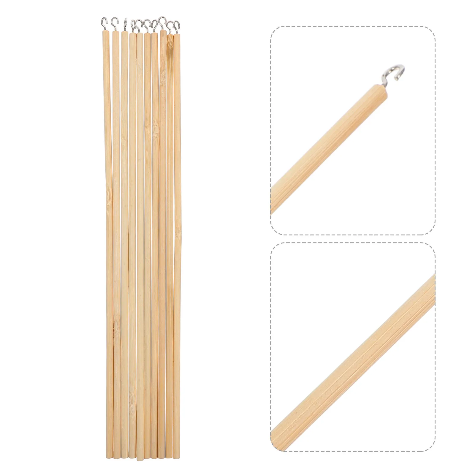 

10 шт. круглых деревянных палочек для теневых кукол, гладкие цельные деревянные стержни с удобным захватом, палочки для управления куклами своими руками