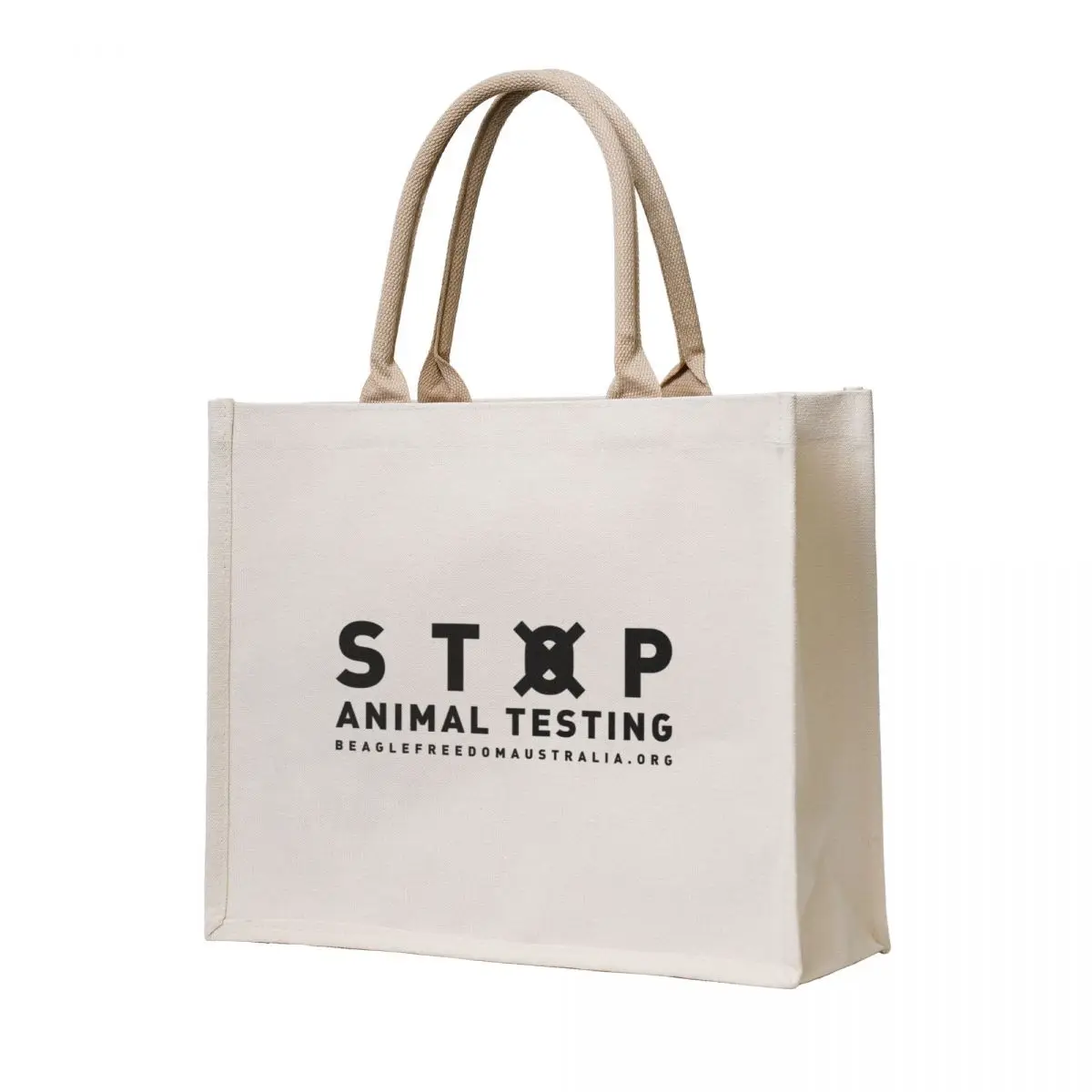 

Stop Animal Testing - Beagle Freedom Australia Tote Bag eco pack Women's shopper bag Women's handbag Fabric bag