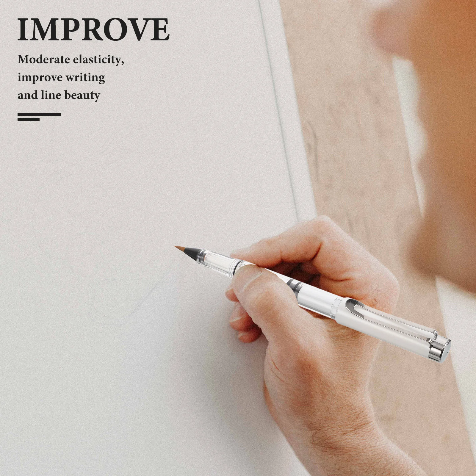 Calligraphy Brush Pen for Beginners Nylon Bristles Penstyle Design Portable Smooth Writing Practice Chinese Calligraphy Brush