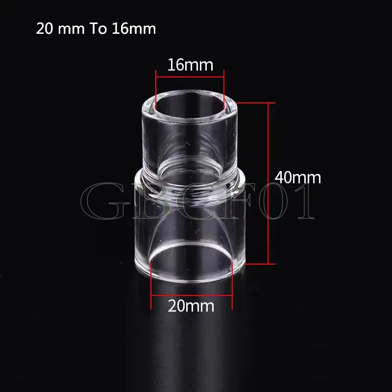 Transparent Acrylic Pipe Variable Diameter Direct Connectors Aquarium Fish Tank Joints Water Tube Garden Irrigation DIY Fittings