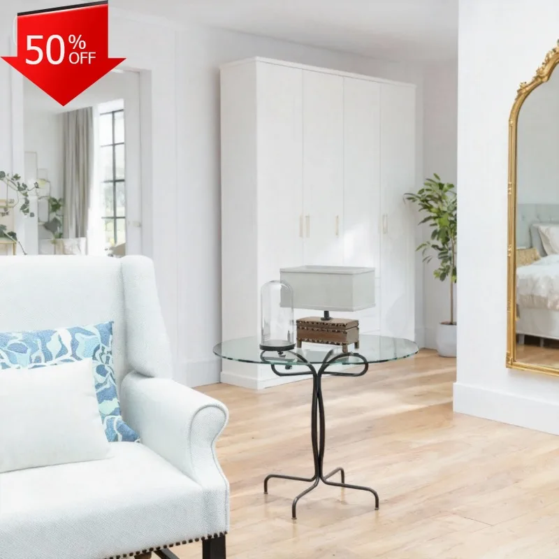 

Furniture Living Room Center Table Coffee Extendable Round Table Design Mesa De Canto Tableware Elevator Center Tables Basses