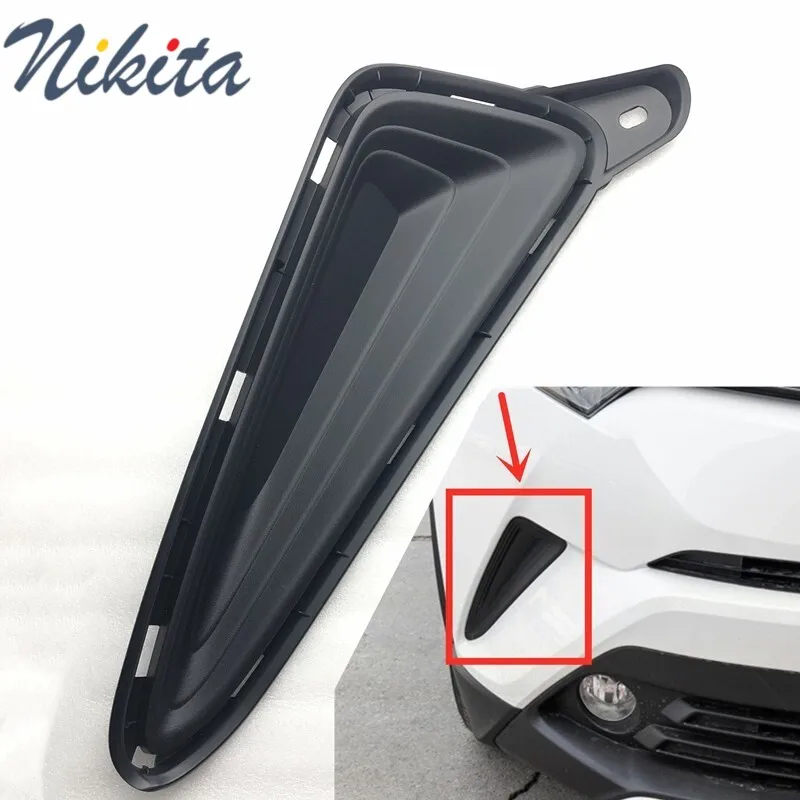 

Toyota IZOA C-HR Front Bumper Trim Triangle Black Cover Left Right Car Accessories