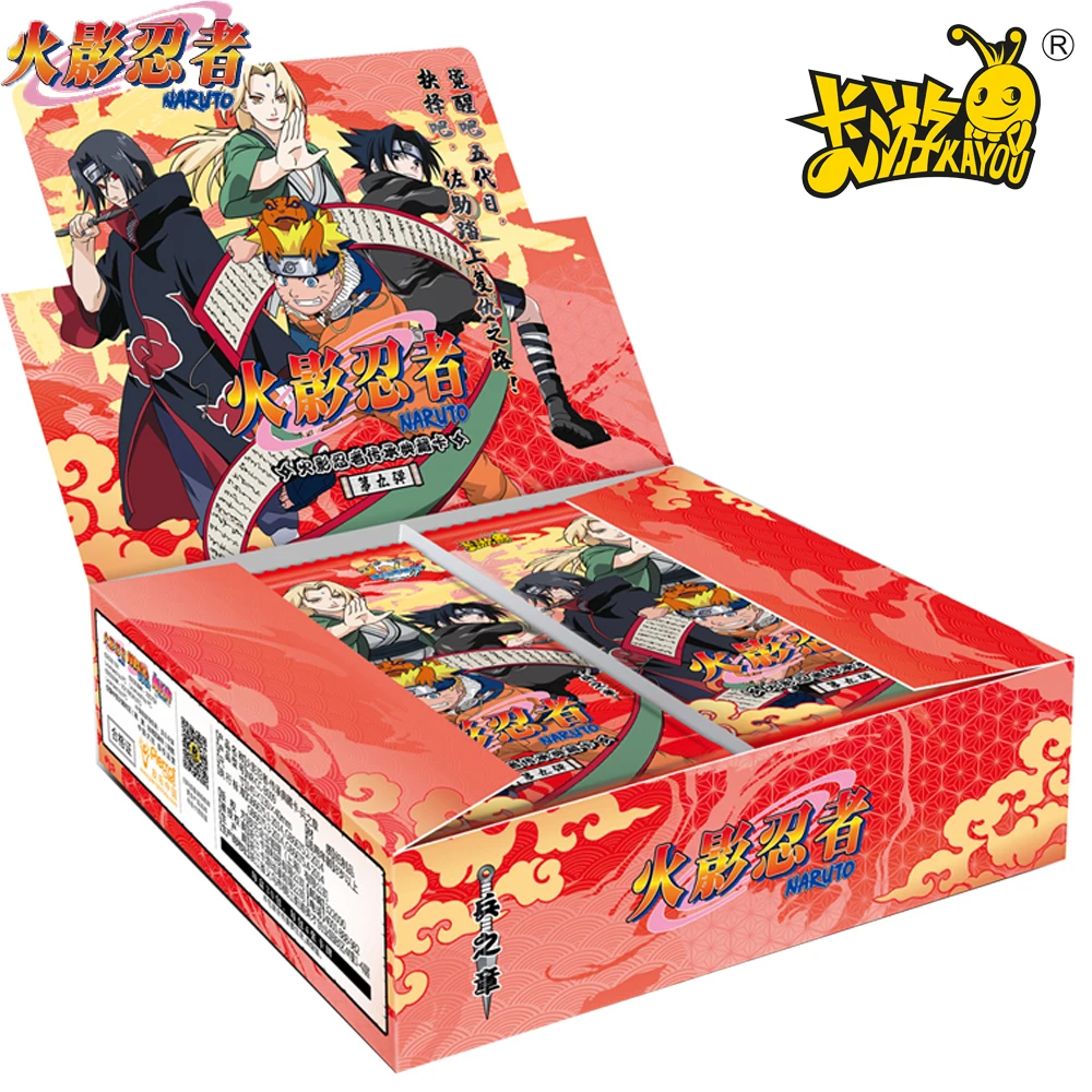 

Genuine Kayou Naruto Collection Cards Uchiha Sasuke Haruno Sakura Unique Design Anime Characters Limited Cards Hobbies Gifts