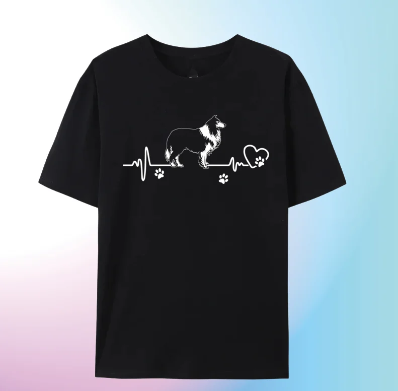 Camiseta My Rough Shepherd Forever Cup à la mode pour hommes en coton impressão camiseta à la mode