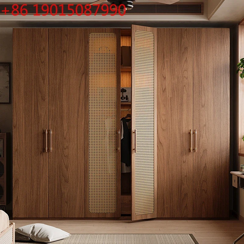 Drawers Luxury Rattan Closet Tall Portable Handle Girls 2024 Storage Wardrobe Open Bedroom Teen Guarda Roupas Bedroom Furniture