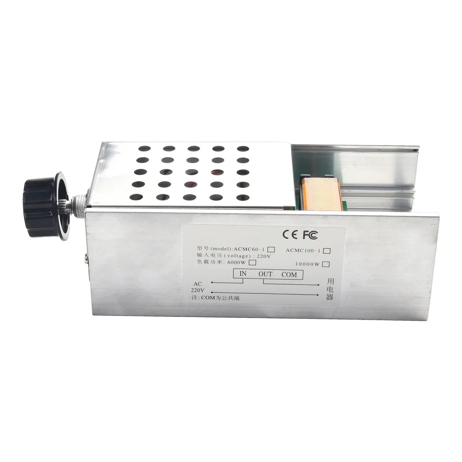 6000W AC 220V Volt Regulator Digital Speed Controller High Power SCR Voltage Regulator Dimmer Switch Speed Thermostat